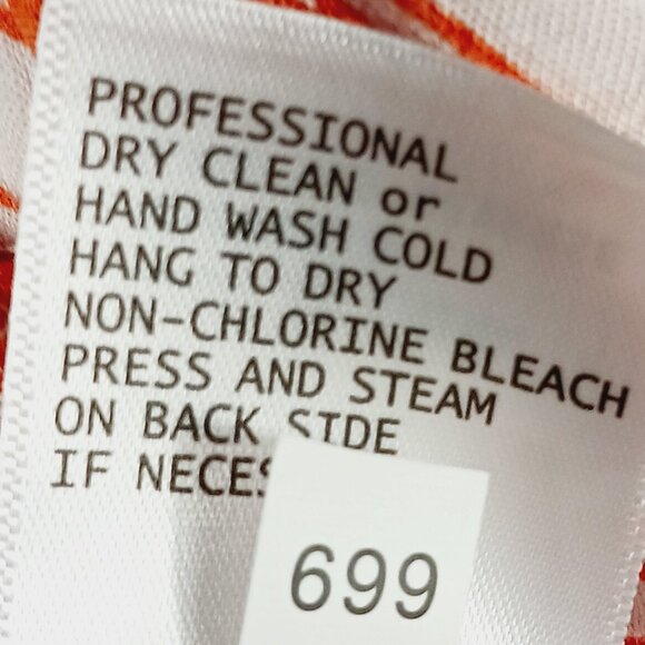 C & C California, Palazzo Pants Size Small Orange & White Floral Tropical Print - Picture 16 of 16